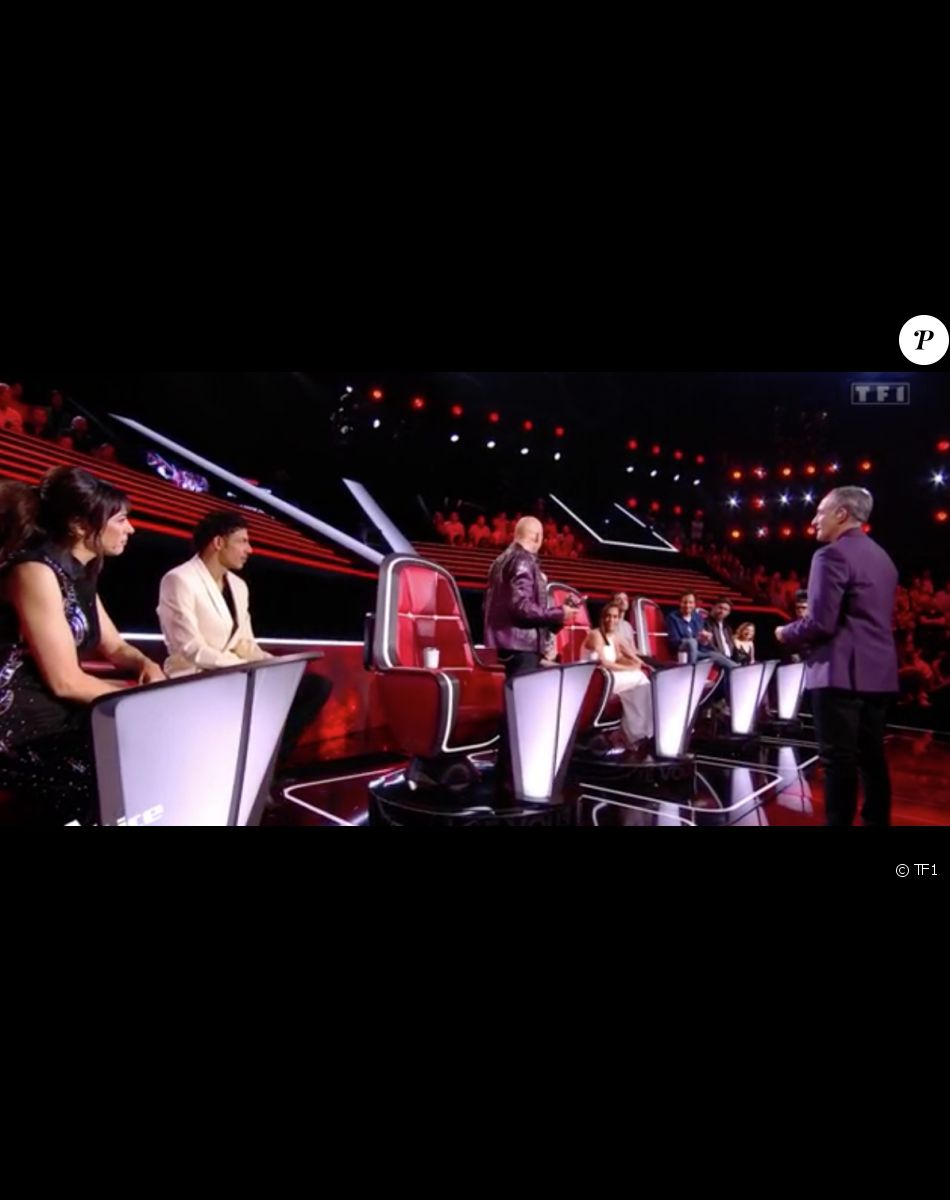 Florent Pagny dans l'émission "The Voice" le 21 mai 2022.