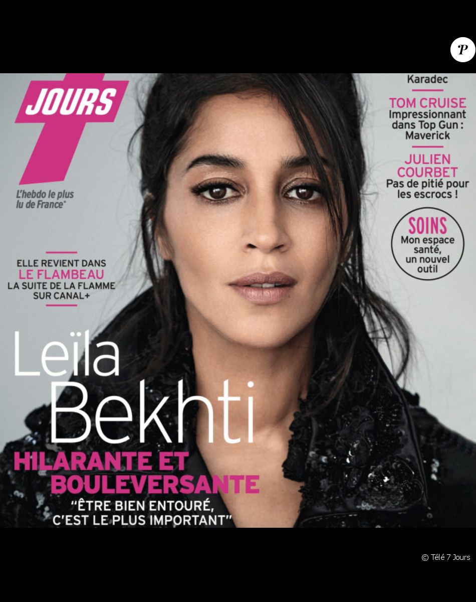Leïla Bekhti dans le magazine Télé 7 Jours, en vente à partir du lundi 23 mai