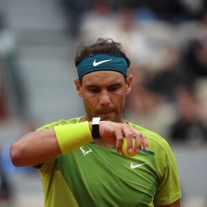 Rafael Nadal - Espagne - - Premier tour masculins des Internationaux de France de Roland Garros, à Paris, France, le 23 mai 2022. © Chryslene Caillaud/Panoramic/Bestimage  Men First round of Roland Garros tennis tournament in Paris, France, on May 23rd, 2022. 