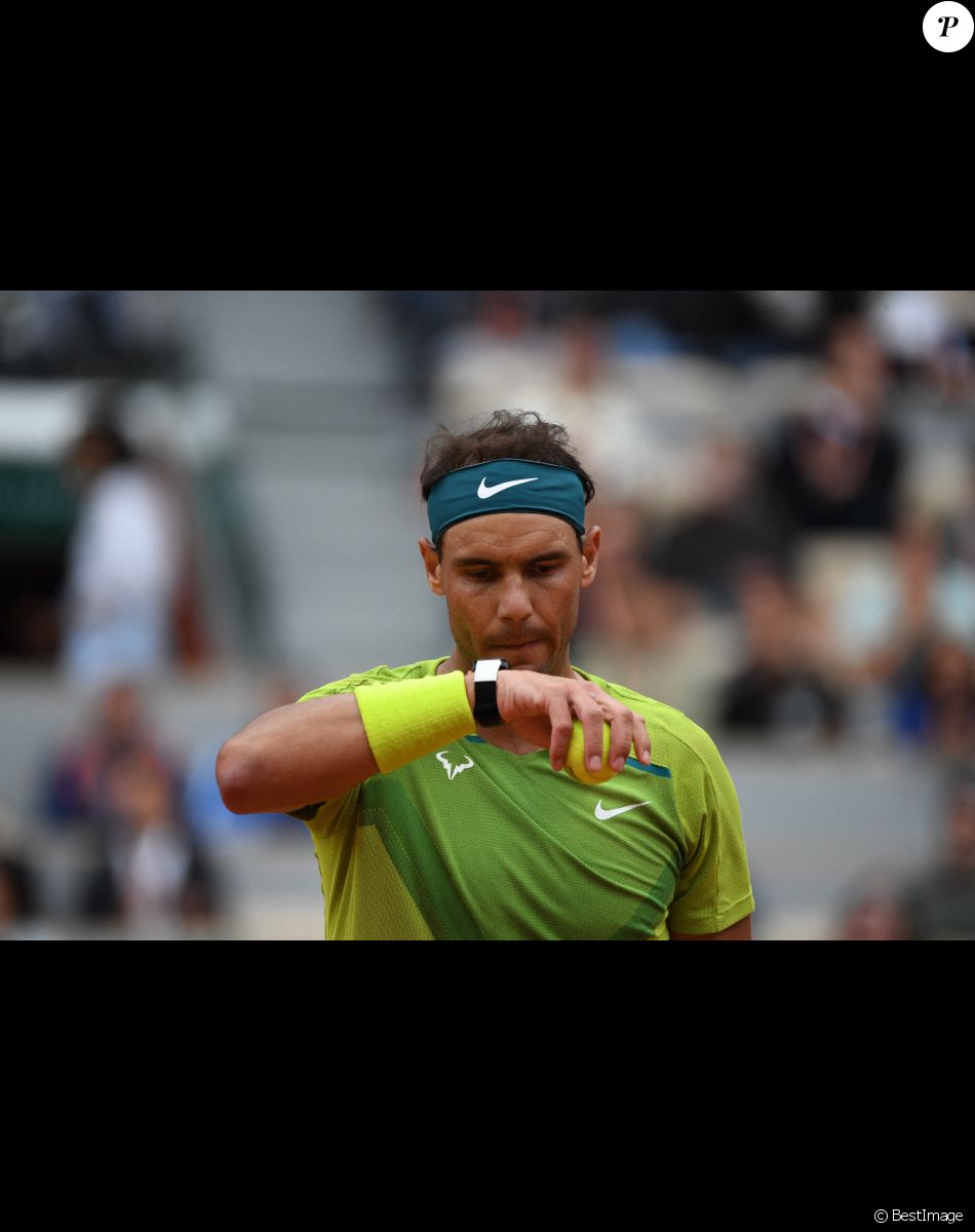 Rafael Nadal - Espagne - - Premier tour masculins des Internationaux de France de Roland Garros, à Paris, France, le 23 mai 2022. © Chryslene Caillaud/Panoramic/Bestimage Men First round of Roland Garros tennis tournament in Paris, France, on May 23rd, 2022.
