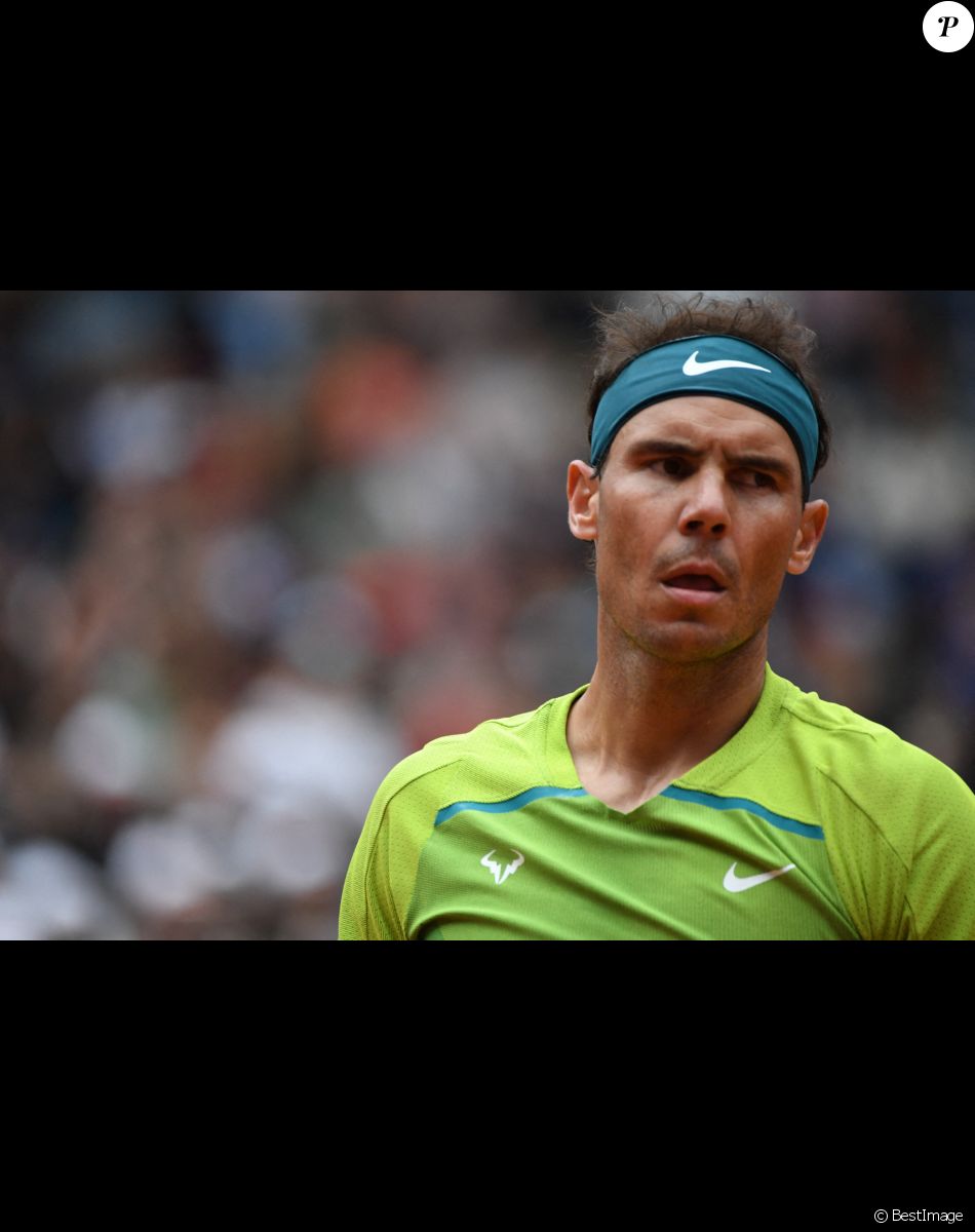 Rafael Nadal - Espagne - - Premier tour masculins des Internationaux de France de Roland Garros, à Paris, France, le 23 mai 2022. © Chryslene Caillaud/Panoramic/Bestimage Men First round of Roland Garros tennis tournament in Paris, France, on May 23rd, 2022.