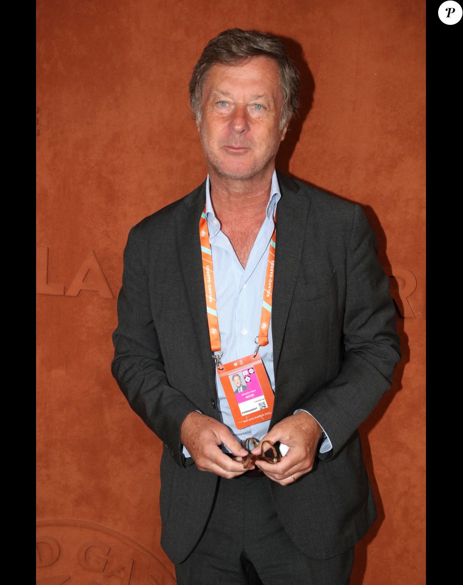 Sébastien Bazin (PDG du groupe hôtelier Accor) au village (Jour 2) lors des Internationaux de France de Tennis de Roland Garros 2022, à Paris, France, le 23 mai 2022. © Bertrand Rindoff/Bestimage