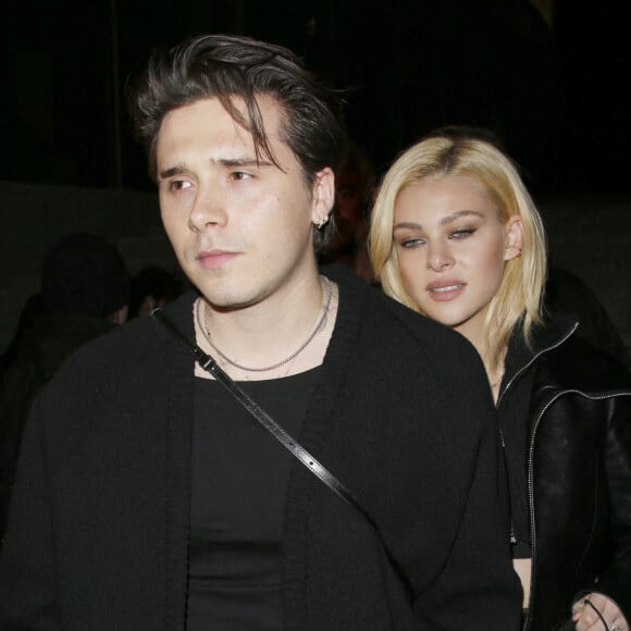 Brooklyn Beckham et sa fiancée Nicola Peltz - Arrivées au défilé de mode printemps-été 2022 "Givenchy" à La Défense Arena, lors de la fashion week de Paris.