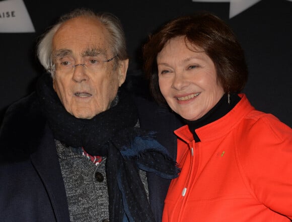 Michel Legrand et sa femme Macha Méril - Photocall lors de la rétrospective Pierre Richard à la Cinémathèque française à Paris, le 6 avril 2016. © Veeren/Bestimage