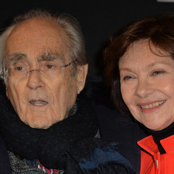 Michel Legrand et sa femme Macha Méril - Photocall lors de la rétrospective Pierre Richard à la Cinémathèque française à Paris, le 6 avril 2016. © Veeren/Bestimage