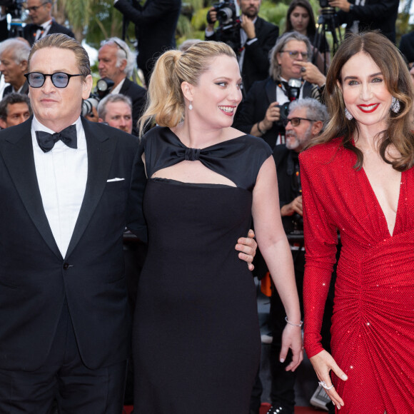 Benoît Magimel et sa femme Margot Pelletier, Elsa Zylberstein - Montée des marches du film " L'Innocent " lors du 75ème Festival International du Film de Cannes. Le 24 mai 2022 © Olivier Borde / Bestimage 