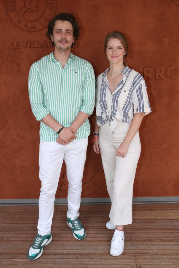 Guillaume Pley et Marion Thorin au village (Jour 3) lors des Internationaux de France de Tennis de Roland Garros 2022, à Paris, France, le 24 mai 2022. © Bertrand Rindoff/Bestimage