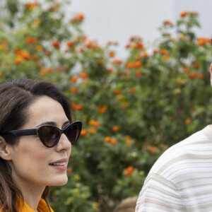 Sofia Essaïdi et son compagnon Adrien Galo - Photocall du film "Nostalgia" lors du 75e Festival International du Film de Cannes, le 25 mai 2022. © Cyril Moreau / Bestimage