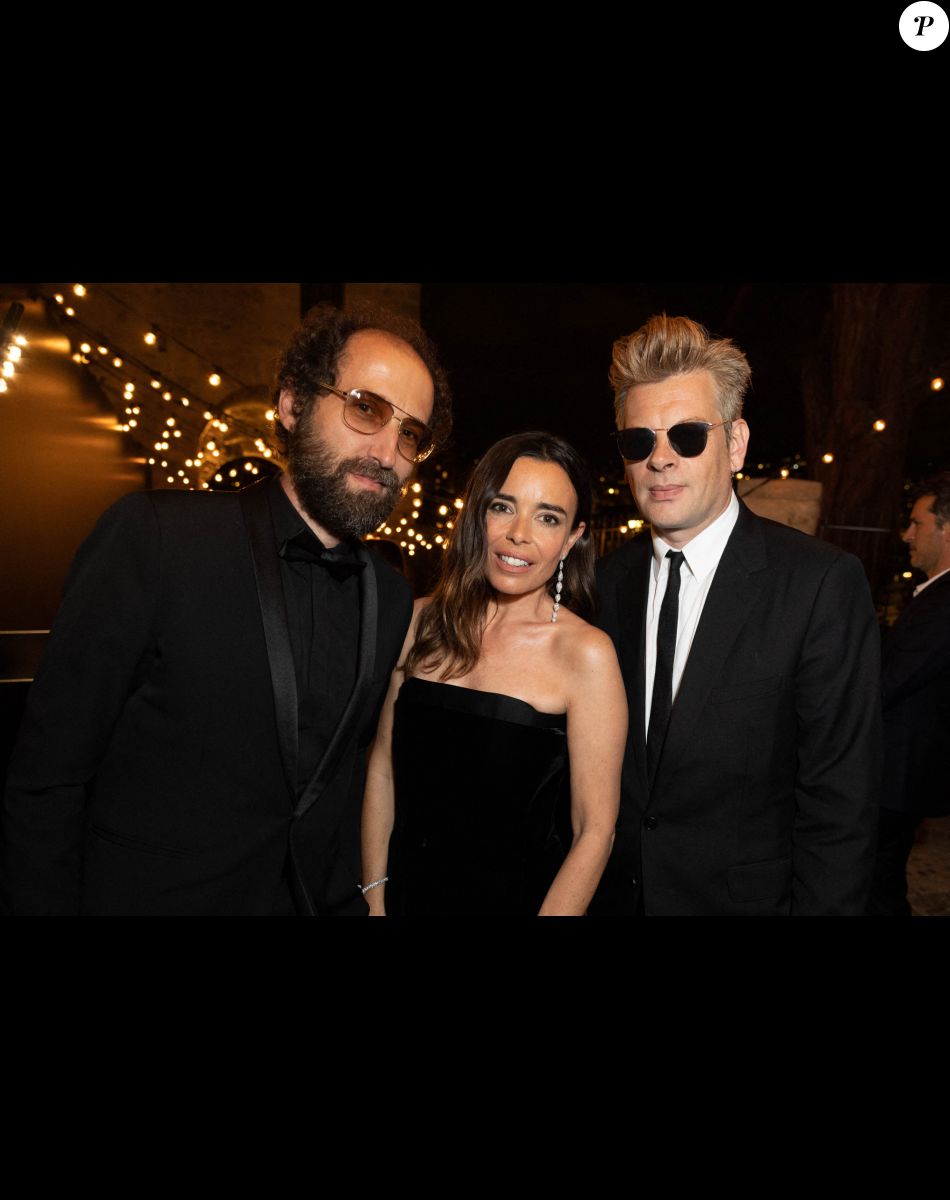 Thomas Bangalter, Elodie Bouchez, Benjamin Biolay - Personnalités à la soirée "Women In Motion" par Kering au Château de la Castre lors du 75ème Festival International du Film de Cannes. Le 22 mai 2022 © Bestimage