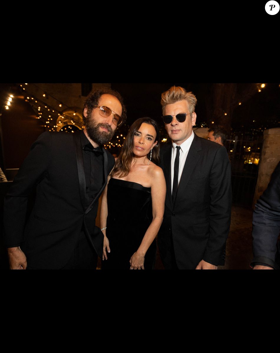 Thomas Bangalter, Elodie Bouchez, Benjamin Biolay - Personnalités à la soirée "Women In Motion" par Kering au Château de la Castre lors du 75ème Festival International du Film de Cannes. Le 22 mai 2022 © Bestimage