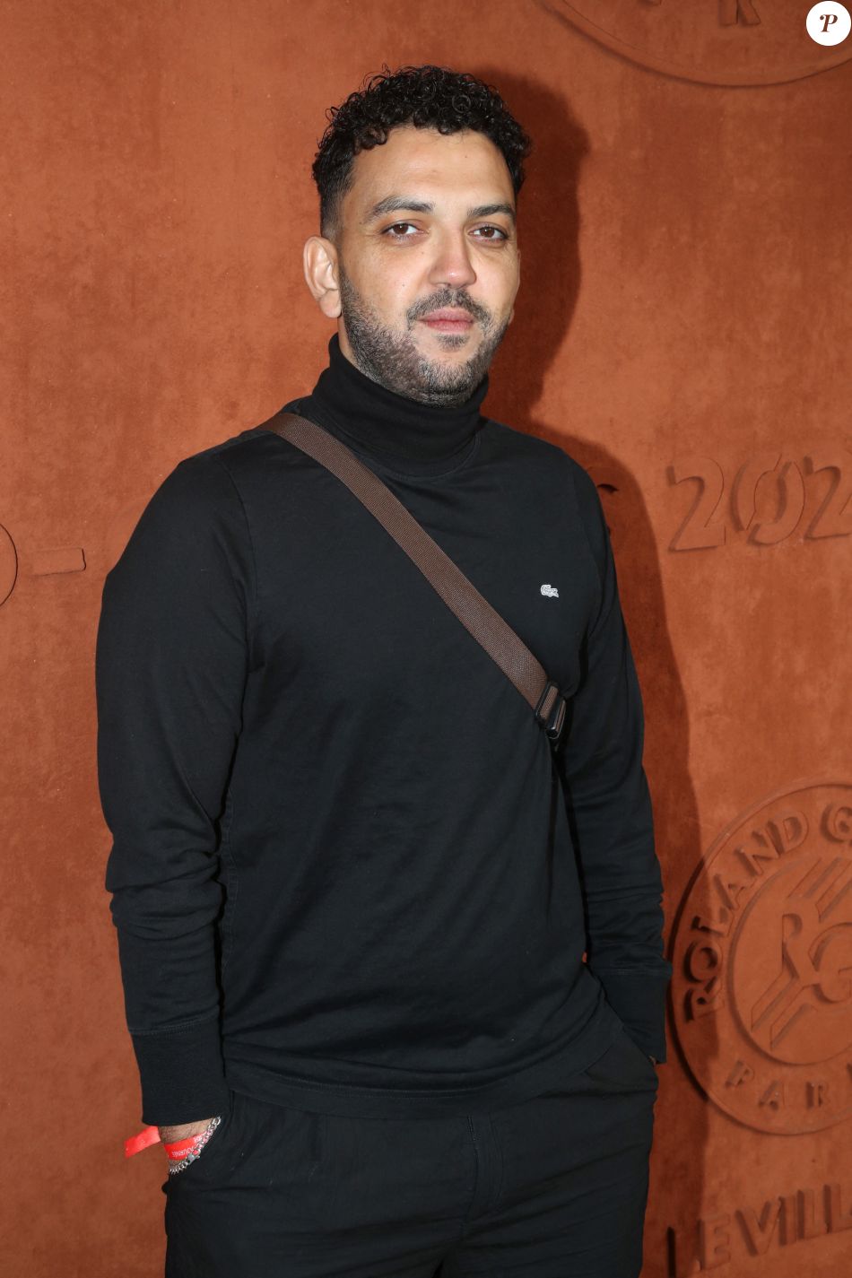 Jhon Rachid au village lors des Internationaux de France de Tennis de ...