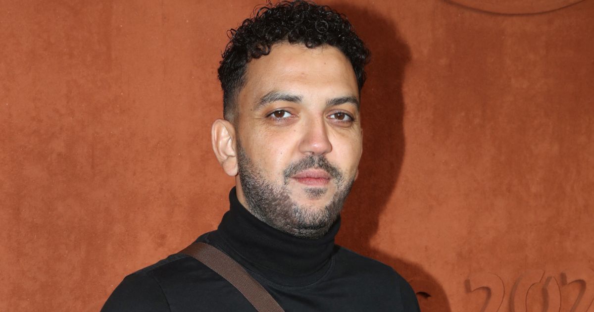 Jhon Rachid au village lors des Internationaux de France de Tennis de ...