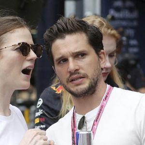 Kit Harington et sa femme Rose Leslie lors du Grand Prix de Monaco 2022 de F1, à Monaco, le 29 mai 2022. © Dylan Meiffret/Nice Matin/Bestimage 