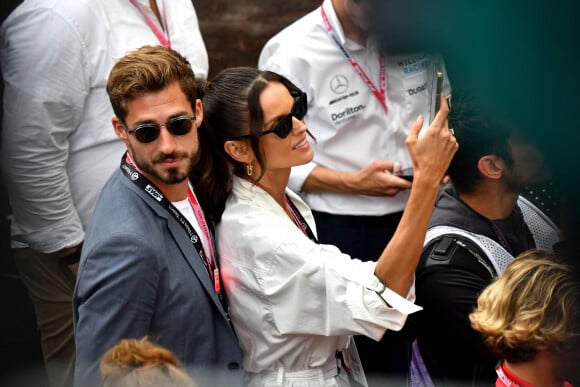 Izabel Goulart et son fiancé Kevin Trapp lors du Grand Prix de Monaco 2022 de F1, à Monaco, le 29 mai 2022. © Bruno Bebert/Bestimage 