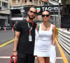 Thylane Blondeau et son fiancé Benjamin Attal lors du Grand Prix de Monaco 2022 de F1, à Monaco, le 29 mai 2022. © Bruno Bebert/Bestimage 