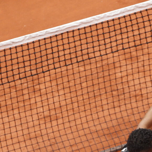 Jo-Wilfried Tsonga (FRA) - Emotion à l'issue de son dernier match de tennis au court Philippe-Chatrier aux Internationaux de France de tennis de Roland Garros à Paris, France, le 24 mai 2022. © Michael Baucher/Panoramic/Bestimage 
