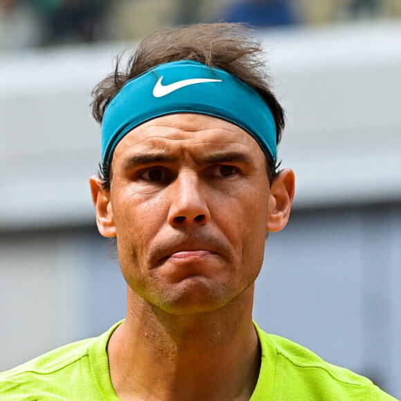 Rafael Nadal (Espagne) lors du quatrième tour masculin des Internationaux de France de Roland Garros (jour 8) à Paris, France. © Federico Pestellini/Panoramic/Bestimage