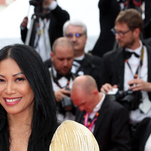 Anggun (habillée en On Aura Tout vu) - Montée des marches du film " Top Gun : Maverick " lors du 75ème Festival International du Film de Cannes. Le 18 mai 2022 © Cyril Moreau / Bestimage 