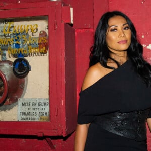 Exclusif - Anggun - Backstage de l'enregistrement de l'émission "Chantons Aznavour" aux Folies Bergère à Paris, diffusée le 10 décembre à 21h05 sur France 3 Avec 180 millions de disques vendus à travers le monde, plus de 80 ans de carrière et quelque 1 300 chansons à son actif, Charles Aznavour est une légende de la chanson française. Dany Brillant, l'un de ses admirateurs inconditionnels, lui rendra hommage lors d'une soirée exceptionnelle sur France 3. Entouré d'une pléiade d'artistes, Dany Brillant animera en qualité de maître de cérémonie ce show. Il fera résonner la voix de celui qu'il considère comme son père spirituel, en reprenant les plus grandes chansons de Charles Aznavour sur la magnifique scène des Folies Bergère. Certains ont eu la chance de le connaître, d'autres, de collaborer le temps d'une chanson... Au détour de reprises inédites en duo ou en solo, ils nous feront partager leurs souvenirs, leurs émotions et leur bonheur d'avoir croisé la route de celui qu'ils présentent comme le " patron ". De la musique... et des images. À travers des documents d'archives rares et pour certains inédits, nous retracerons la vie de l'artiste français le plus connu au monde : ses débuts difficiles, sa rencontre avec le succès, sa passion pour le jazz et... le rap, ses engagements, sa carrière internationale, ses duos célèbres... © Pierre Perusseau / Bestimage 