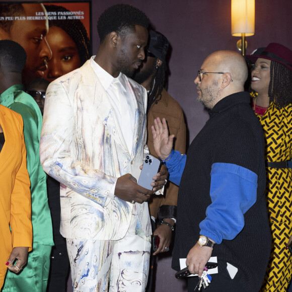 Dadju et Hicham Bendaoud - Avant-première du film "Ima" au cinéma Gaumont Champs-Élysées à Paris le 5 mai 2022. © Cyril Moreau/Bestimage