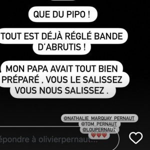 Olivier Pernaut s'agace contre des suppositions faites au sujet d'une guerre d'héritage suite à la mort de son père Jean-Pierre Pernaut - Instagram