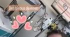Myriam et Thomas de "Koh-Lanta" à la maternité, quelques heures avant de donner naissance à leur fils Leyan. Le 24 septembre 2022.