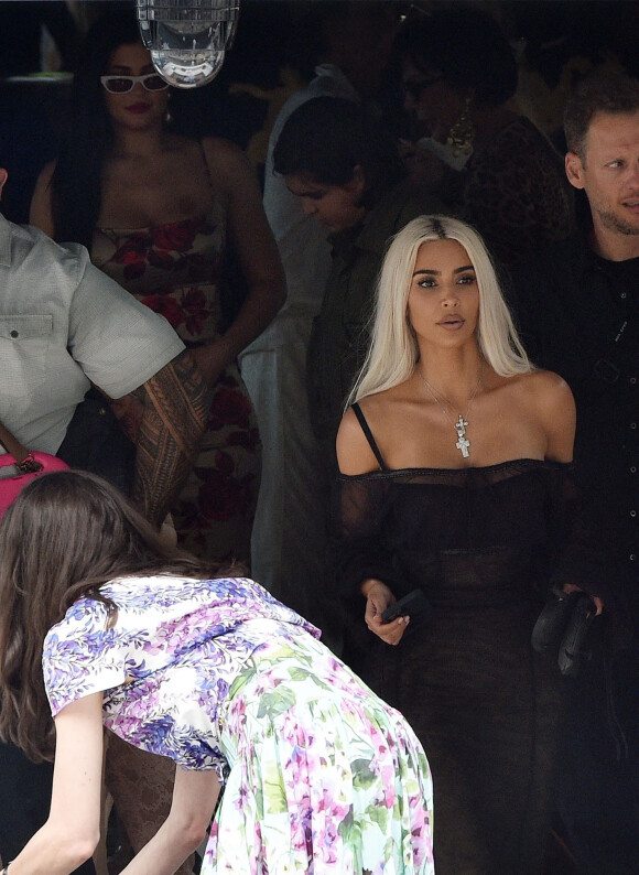 Kim Kardashian au mariage de Kourtney Kardashian et Travis Barker à Portofino, le 22 mai 2022.