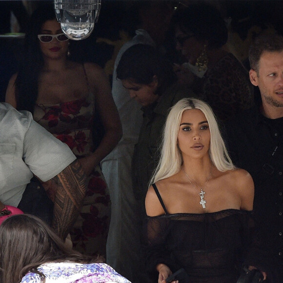 Kim Kardashian au mariage de Kourtney Kardashian et Travis Barker à Portofino, le 22 mai 2022.