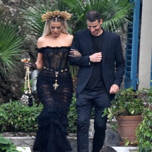 Après Las Vegas et Los Angeles, Kourtney Kardashian et son mari Travis Barker se remarient à Portofino en Italie le 22 mai 2022. 