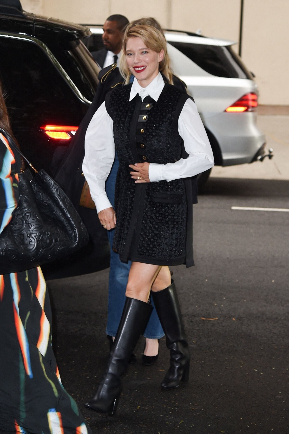 Photo : Lea Seydoux - Les célébrités arrivent à la première du film Crimes  of the Future (les crimes du futur) - Purepeople