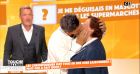 Danielle Moreau secourue par Jean-Pascal Lacoste dans "Touche pas à mon poste" le 3 juin 2022.