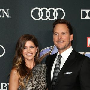 Chris Pratt et sa fiancée Katherine Schwarzenegger - Avant-première du film "Avengers : Endgame" à Los Angeles, le 22 avril 2019. 