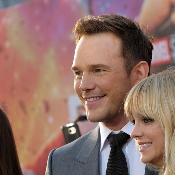 Chris Pratt et sa femme Anna Faris à la première de 'Guardians of the Galaxy Vol. 2' au théâtre Dolby à Hollywood, le 19 avril 2017 © Chris Delmas/Bestimage 