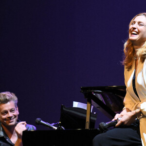 Benjamin Biolay et Julie Gayet - Conversation autour de la Musique et de l'Image - Festival du film Francophone d'Angoulême 2020 le 31 août 2020