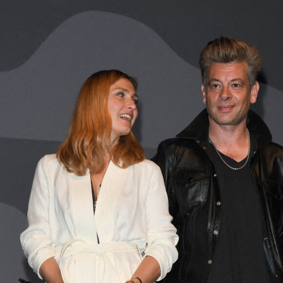 Benjamin Biolay et Julie Gayet - Conversation autour de la Musique et de l'Image - Festival du film Francophone d'Angoulême 2020 le 31 août 2020