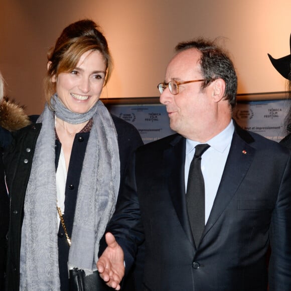 Julie Gayet et François Hollande - Première du film "The Ride" au MK2 Bibliothèque à Paris. Le 26 janvier 2018