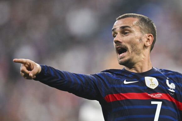 Antoine Griezmann (France) lors du match de Ligue des nations opposant la France au Danemark au stade de France, à Saint-Denis, Seine, Saint-Denis, France, le 3 juin 2022. Le Danemark a gagné 2-1. © Jean-Baptiste Autissier/Panoramic/Bestimage