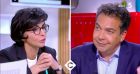 Rachida Dati sur le plateau de C à vous pour parler des législatives. Elle débat notamment avec Patrick Cohen
