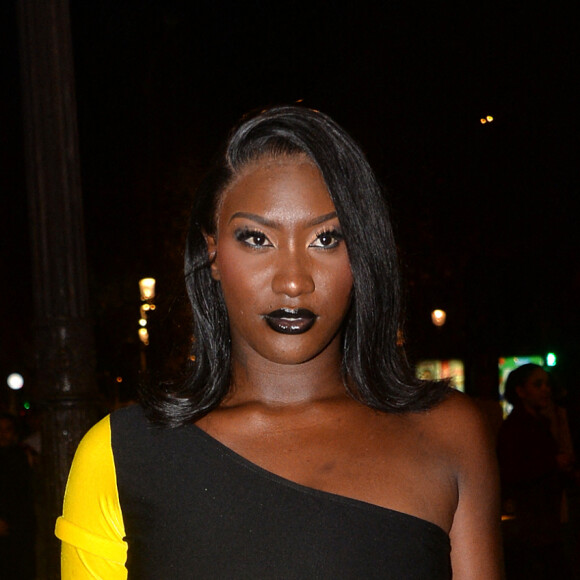 Aya Nakamura arrive à la soirée "le Grand dîner" Fahaid Sanober x Swarovski au restaurant Le Fouquet's à Paris, France, le 23 septembre 2019. © Veeren-Clovis/Bestimage 