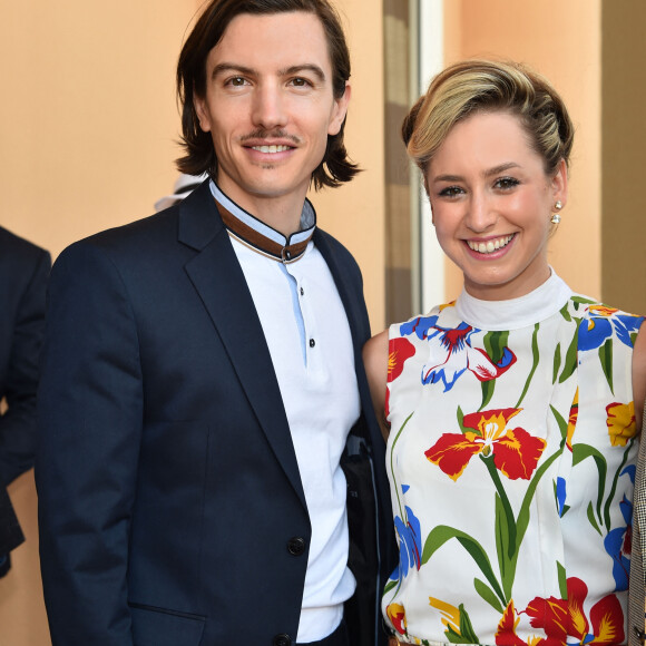 Jazmin Grace Grimaldi, la fille du prince Albert II de Monaco, avec son compagnon Ian Mellencamp en marge du tournoi Rolex Monte-Carlo Masters 2018 à Roquebrune Cap Martin le 19 avril 2018. © Bruno Bebert / Bestimage 