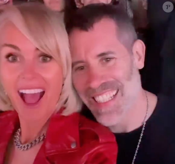 Laeticia Hallyday et Jalil Lespert au stade de France pour le concert de DJ Snake.