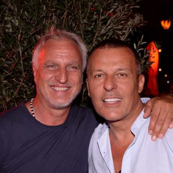 Exclusif - David Ginola et Jean-Roch à la discothèque VIP Room de Saint-Tropez, France, le 8 août 2019. © Rachid Bellak/Bestimage