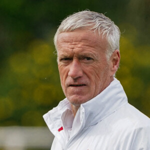 Didier Deschamps - Entrainement de l'Equipe de France A au Centre National du Football, à Clairefontaine-en-Yvelines, le 29 mai 2022.