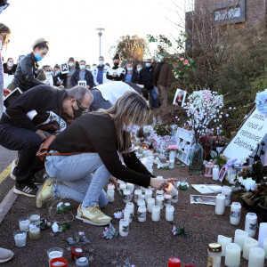 La famille et les proches se sont réunis pour une marche blanche en hommage à Delphine Jubillar, l'infirmière de 33 ans, disparue il y a un an, à Cagnac-les-Mines. Le 19 décembre 2021 © Patrick Bernard / Bestimage
