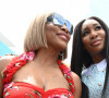 Serena et Venus Williams lors du Grand Prix de Formule 1 (F1) de Miami, le 8 mai 2022. 