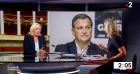 Extrait du journal télévisé de France 2 durant lequel Anne-Sophie Lapix interroge Marine Le Pen à l'aube du second tour des élections présidentielles.