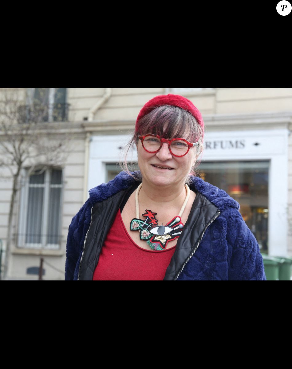 Exclusif - Christine Bravo - Arrivées et sorties dans les studios RTL à Paris. Le 23 février 2021
