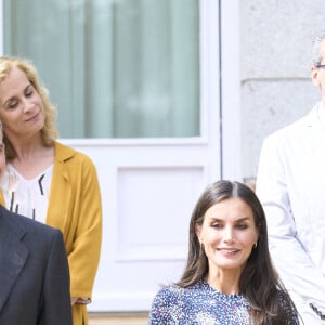 Le roi Felipe VI et la reine Letizia d'Espagne lors de la réunion du "Spanish Committee of United World Schools Foundation" au palais Zarzuela à Madrid. Le 15 juin 2022 © Jack Abuin / Zuma Press / Bestimage