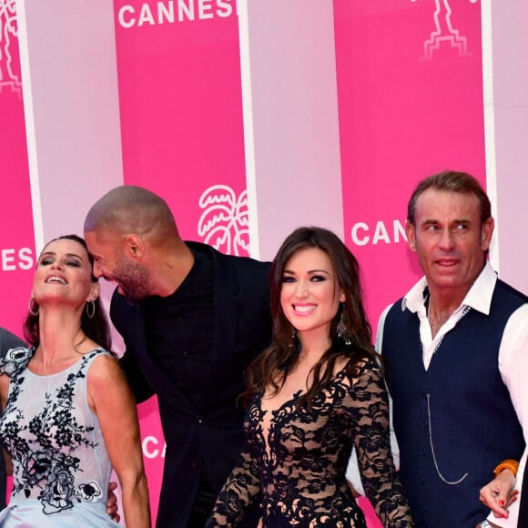 Philippe Vasseur, Carole Dechantre, Xavier Delarue, Elsa Esnoult, Tom Schacht, Cathy Andrieu - 4e Canneseries au Palais des Festivals à Cannes, le 8 octobre 2021. © Bruno Bebert / Bestimage