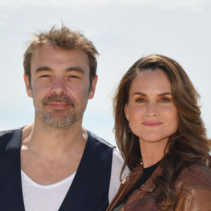 Patrick Puydebat et Carole Dechantre - 2e festival Canneseries à Cannes, le 7 avril 2019. © Bruno Bebert/Bestimage